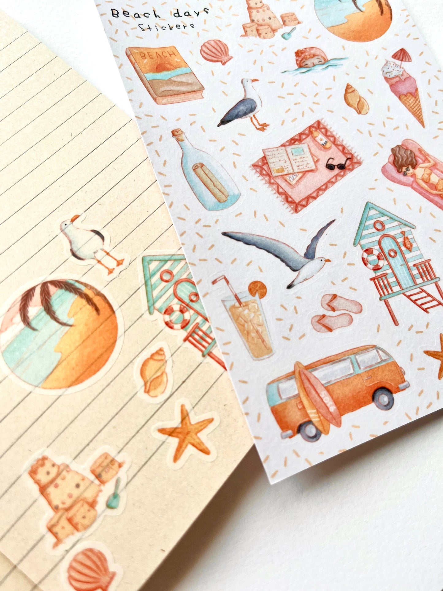 Beach Days Sticker Sheet