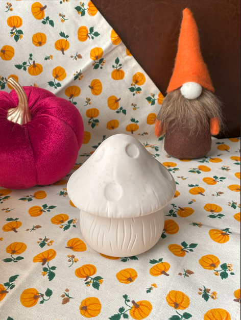 Mushroom Cup Candle
