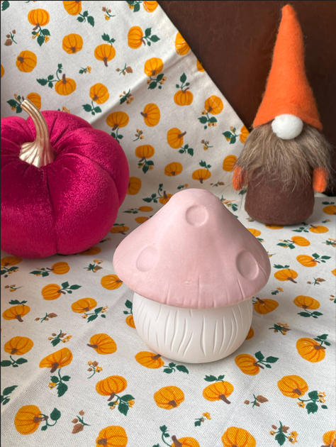 Mushroom Cup Candle