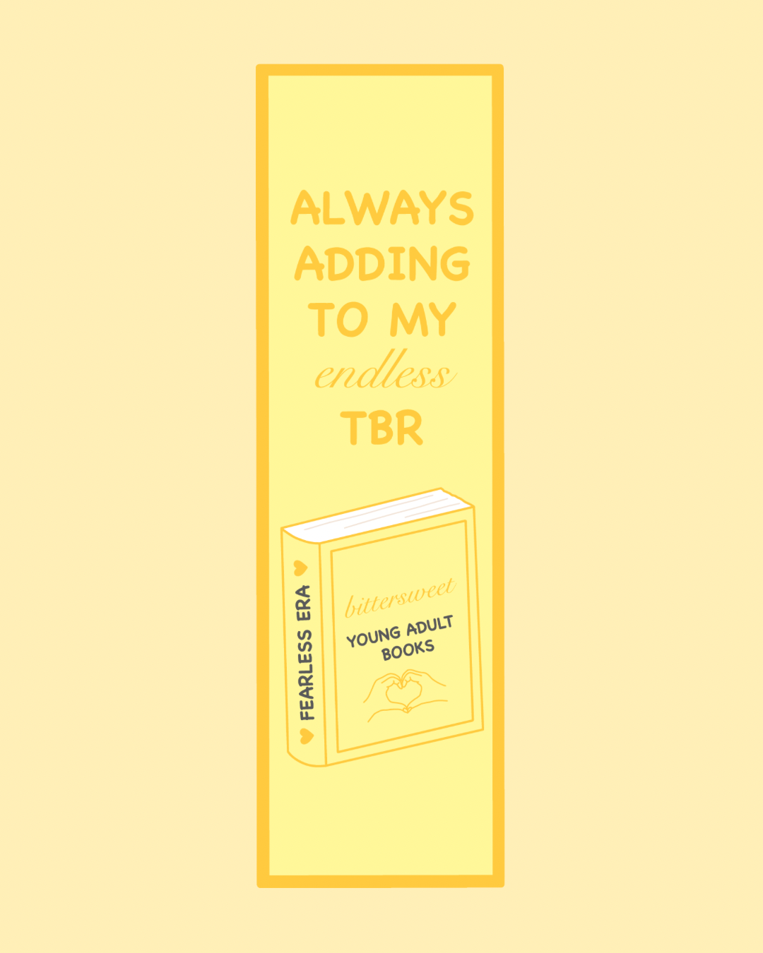Young Adult Bookmark