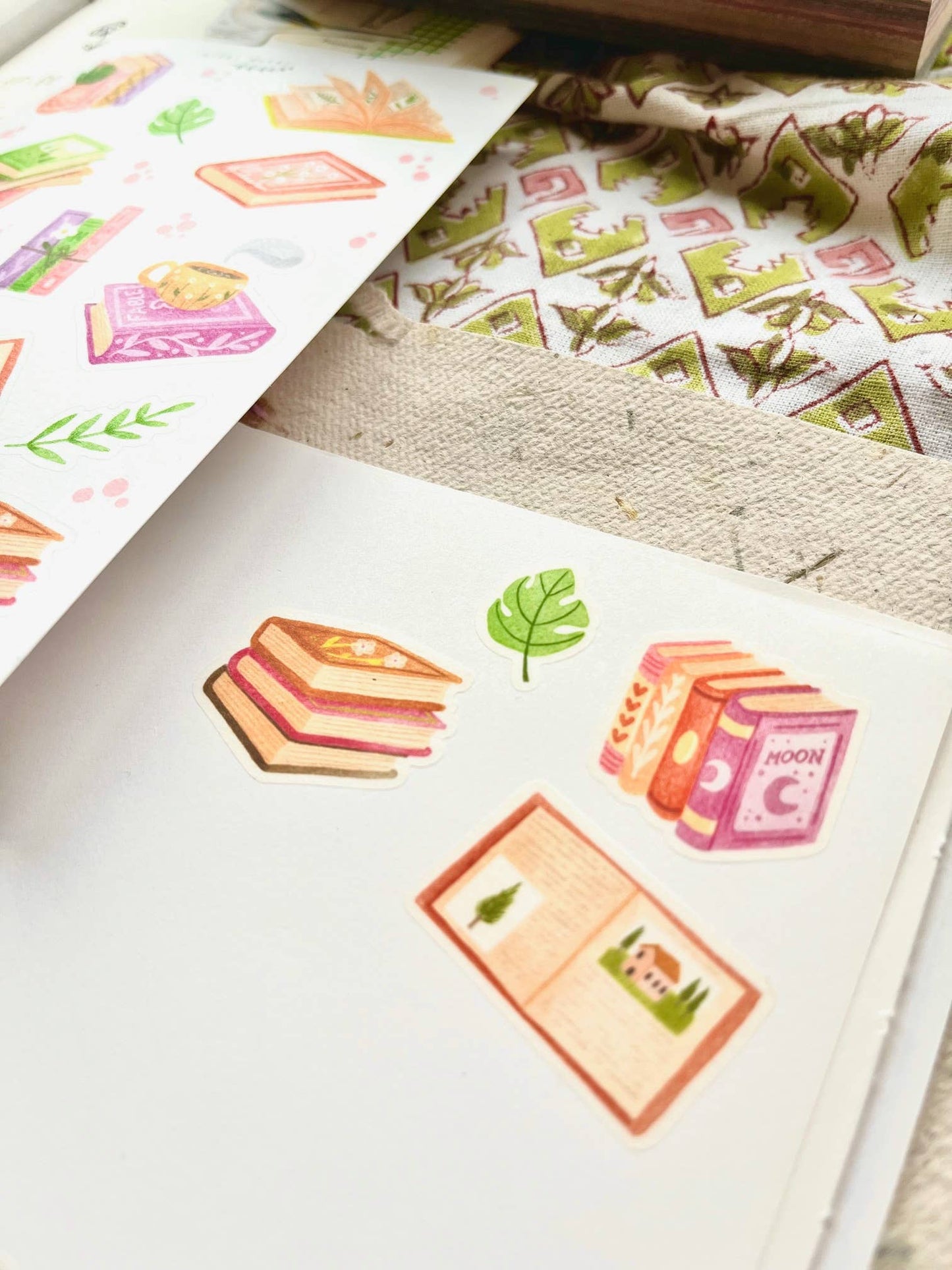 Books Sticker Sheet