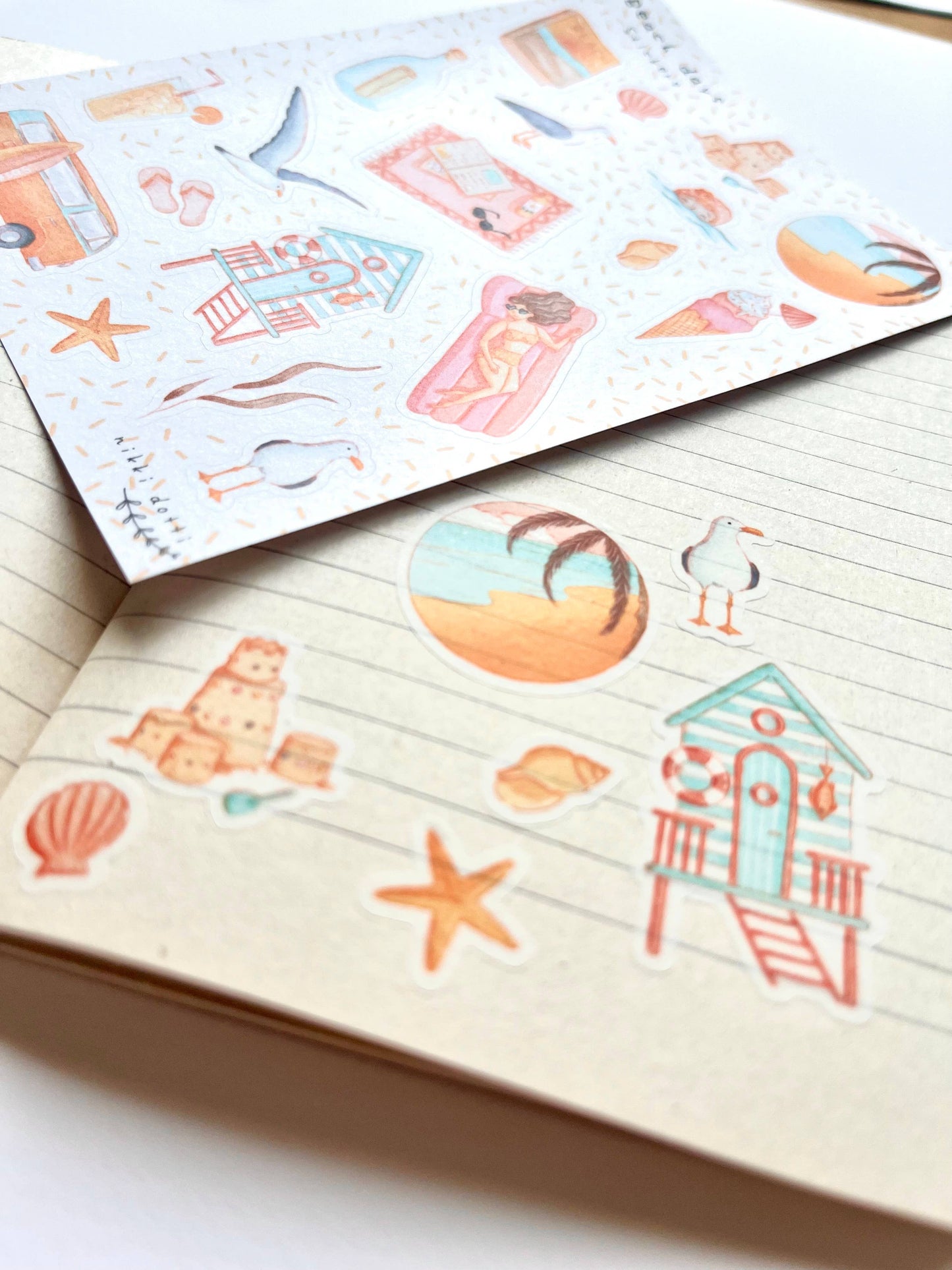 Beach Days Sticker Sheet