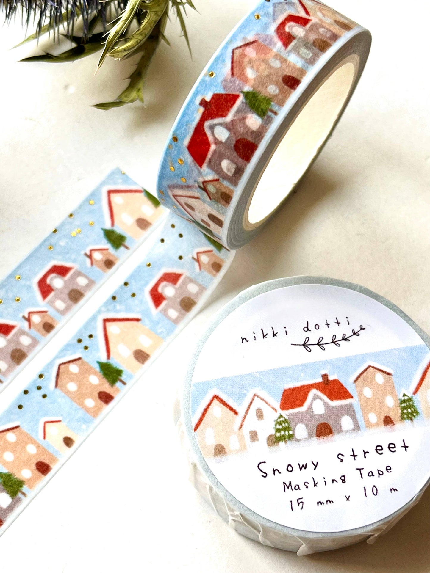 Washi tape - Snowy street