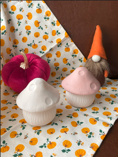 Mushroom Cup Candle