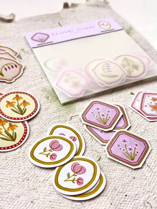 Pack de Autocolantes Florais