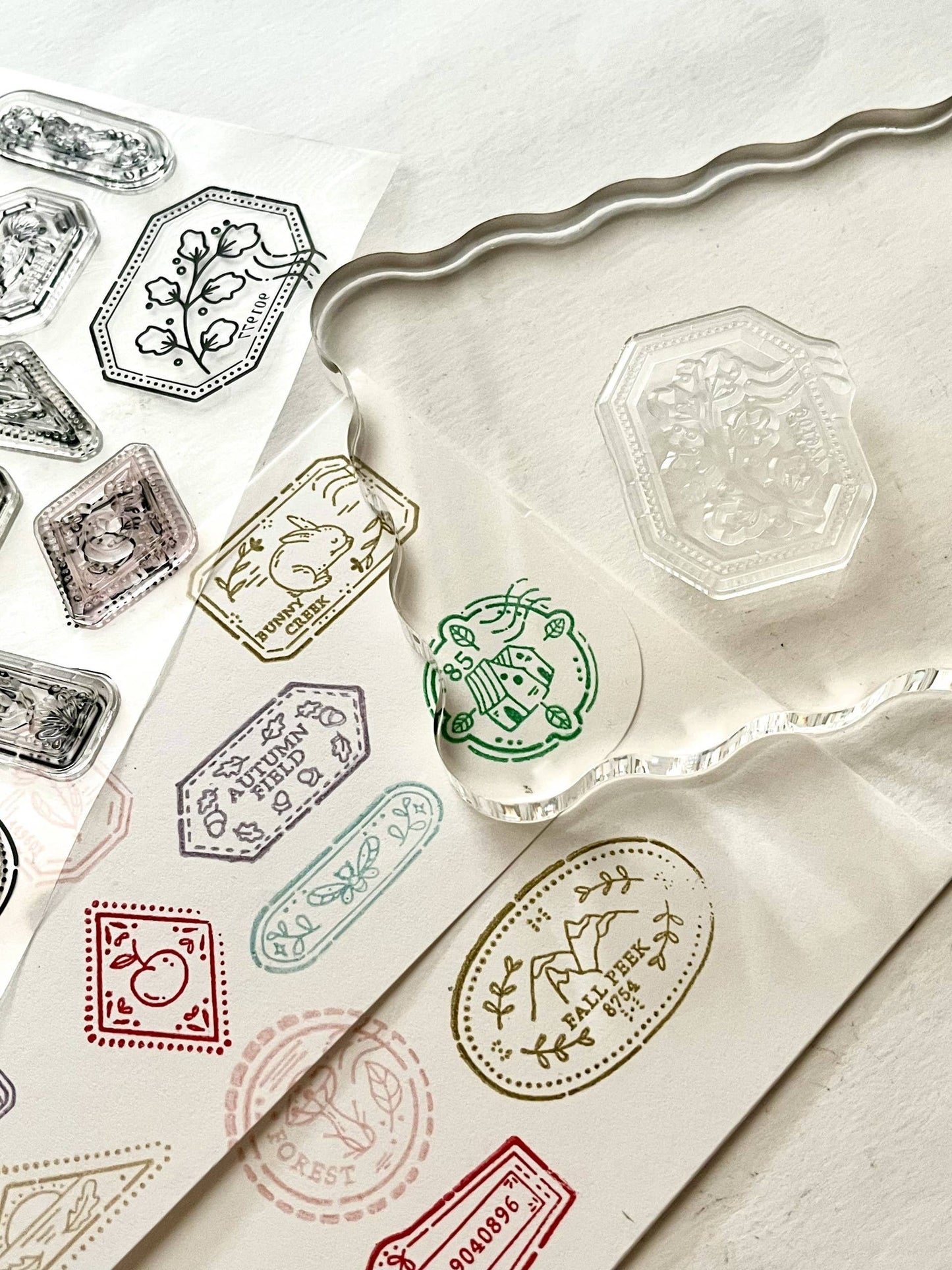 Woodland Stamps Set
