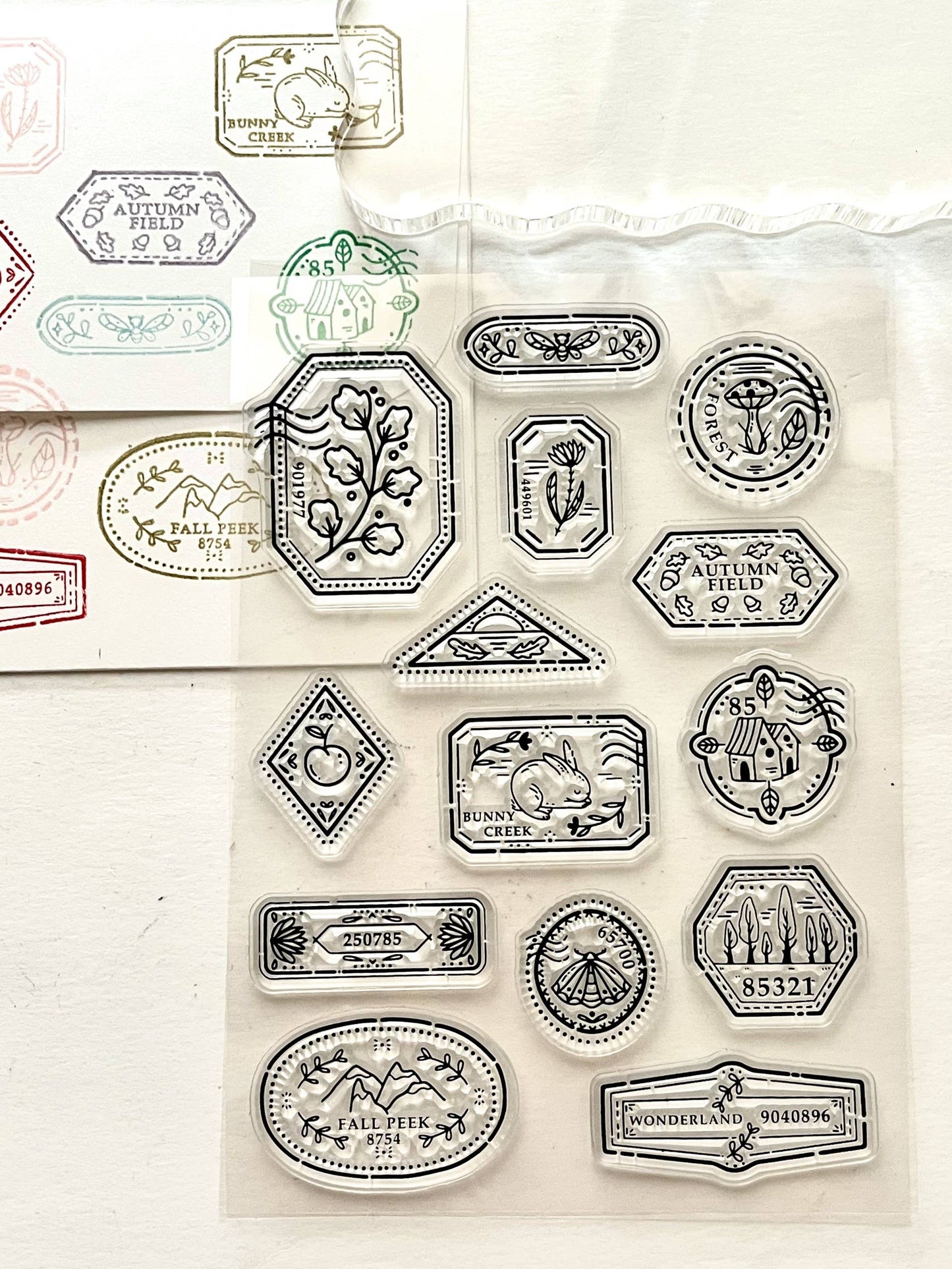 Woodland Stamps Set